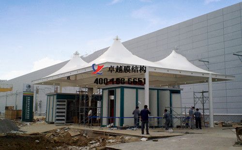 婁底膜結(jié)構(gòu)充電站樁停車(chē)棚/雨棚【新能源汽車(chē)公司等】工程設(shè)計(jì)施工案例