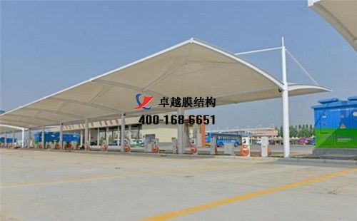 ?？h膜結(jié)構(gòu)充電站樁停車棚/雨棚【浚縣漢生食品有限責(zé)任公司等】工程設(shè)計(jì)施工案例