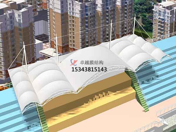 吳忠市體育場膜結(jié)構(gòu)罩棚/籃球、羽毛球、網(wǎng)球場地設(shè)計【公司直銷】?? ?