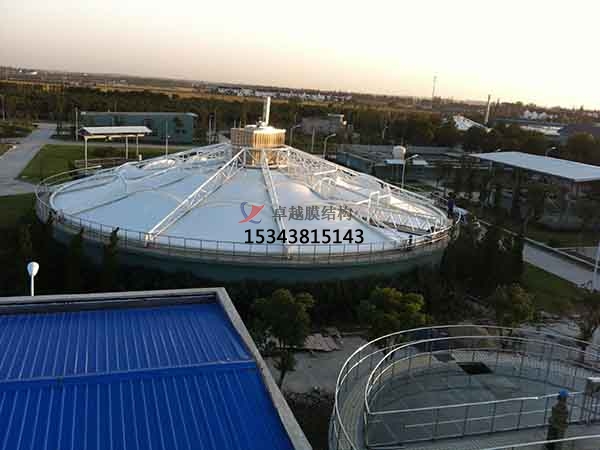 十堰市污水池反封閉罩棚設(shè)計(jì)施工、案例圖片 ?