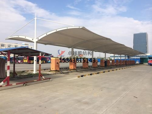 鶴峰膜結構停車棚【設計生產(chǎn)安裝】
