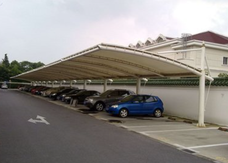 膜結(jié)構(gòu)車棚是否是精品？看清楚了，再掏錢購買哦。